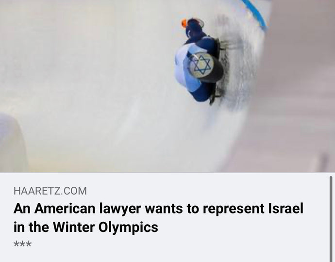 Ha'Aretz - An American Lawyer Wants To Represent Israel In The Winter Olympics